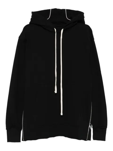 HAMZA Dark side-zip hoodie