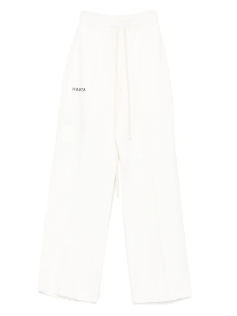 HAMZA drawstring-cuffed trousers