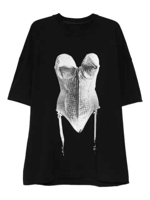 HAMZA Madona printed t-shirt mini dress