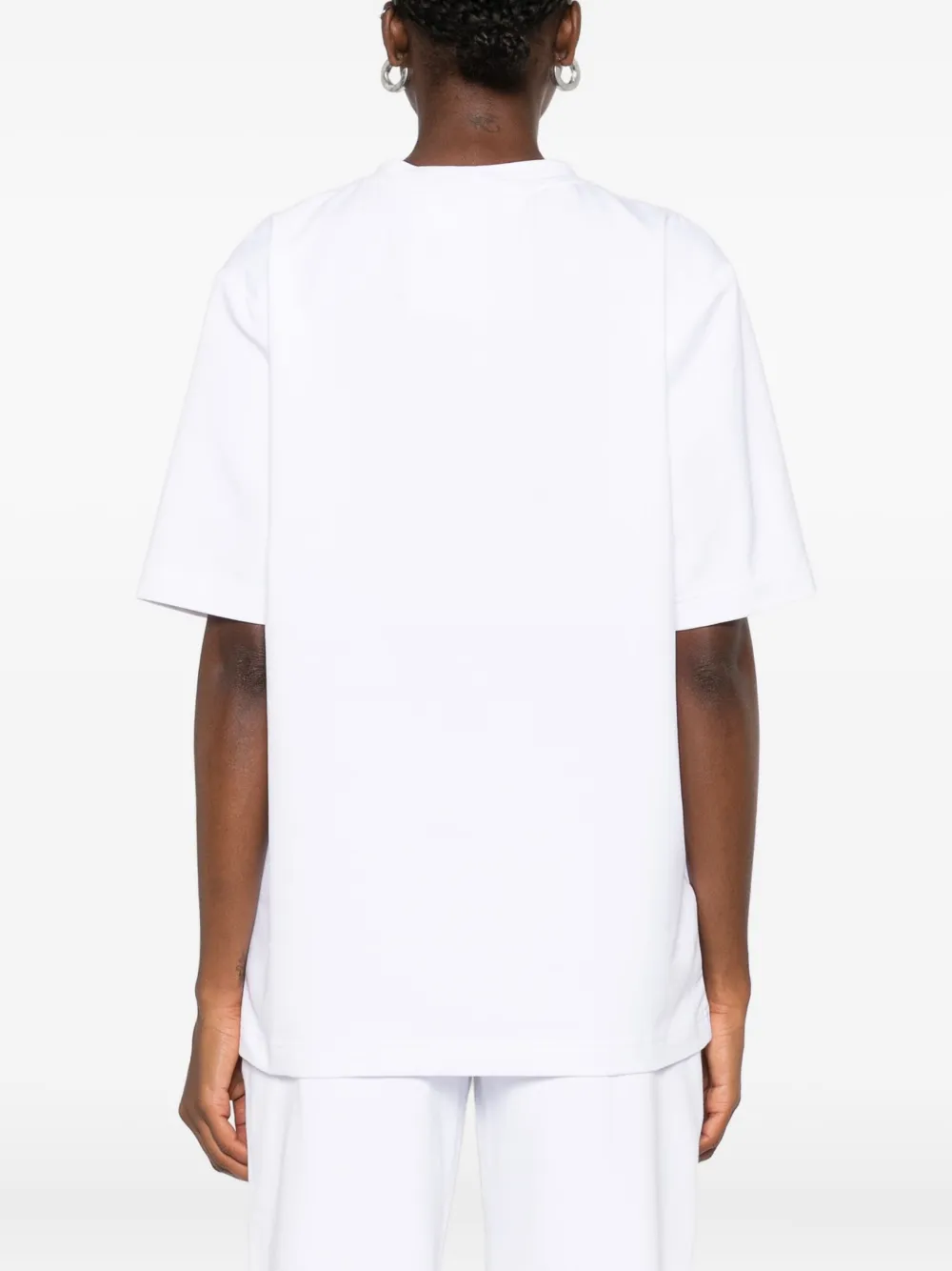 HAMZA T-shirt met print Wit