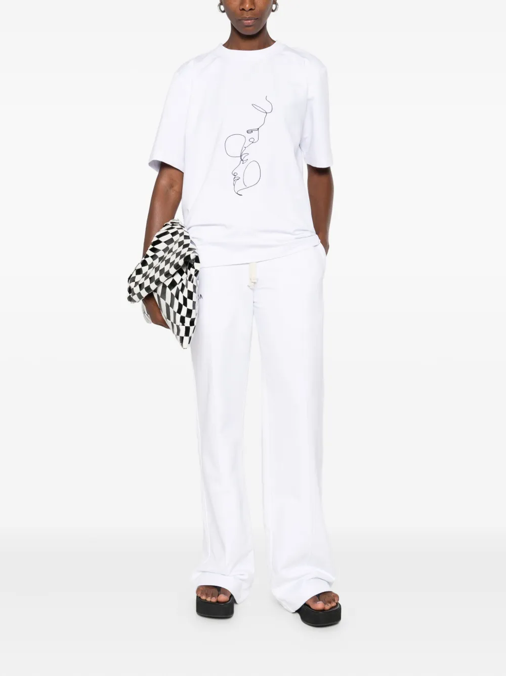 HAMZA line-art print T-shirt | T-Shirts & Jersey Shirts | Image 2