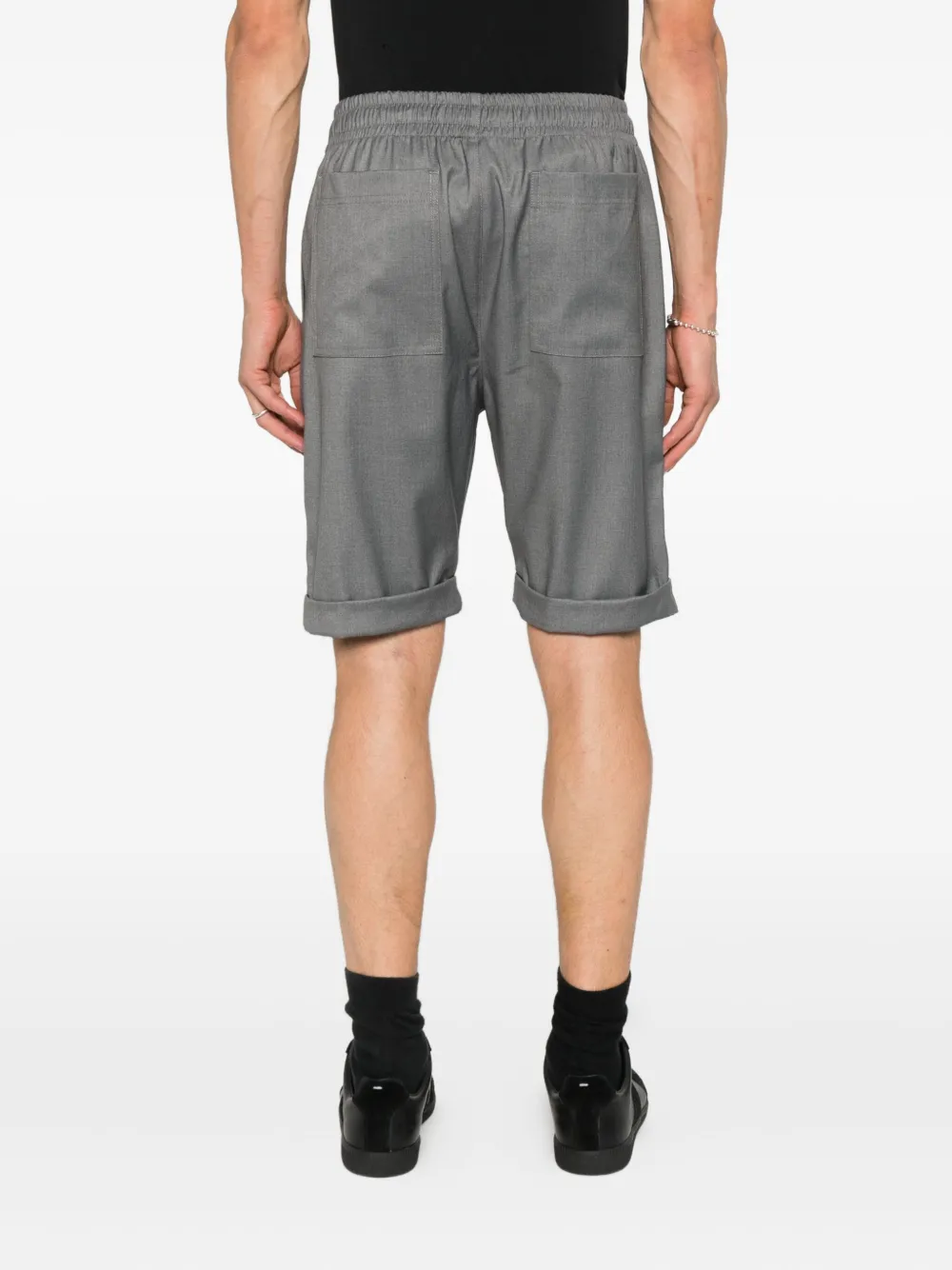 Hamza Thomas Drawstring Shorts In Gray