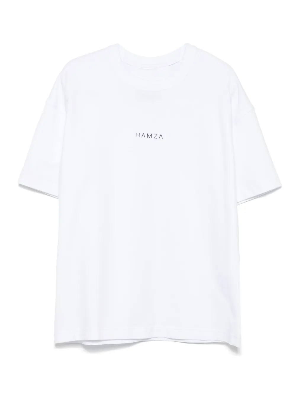 HAMZA logo-detail T-shirt | White | Image 1