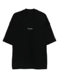 HAMZA Path short-sleeve crew-neck T-shirt - Black