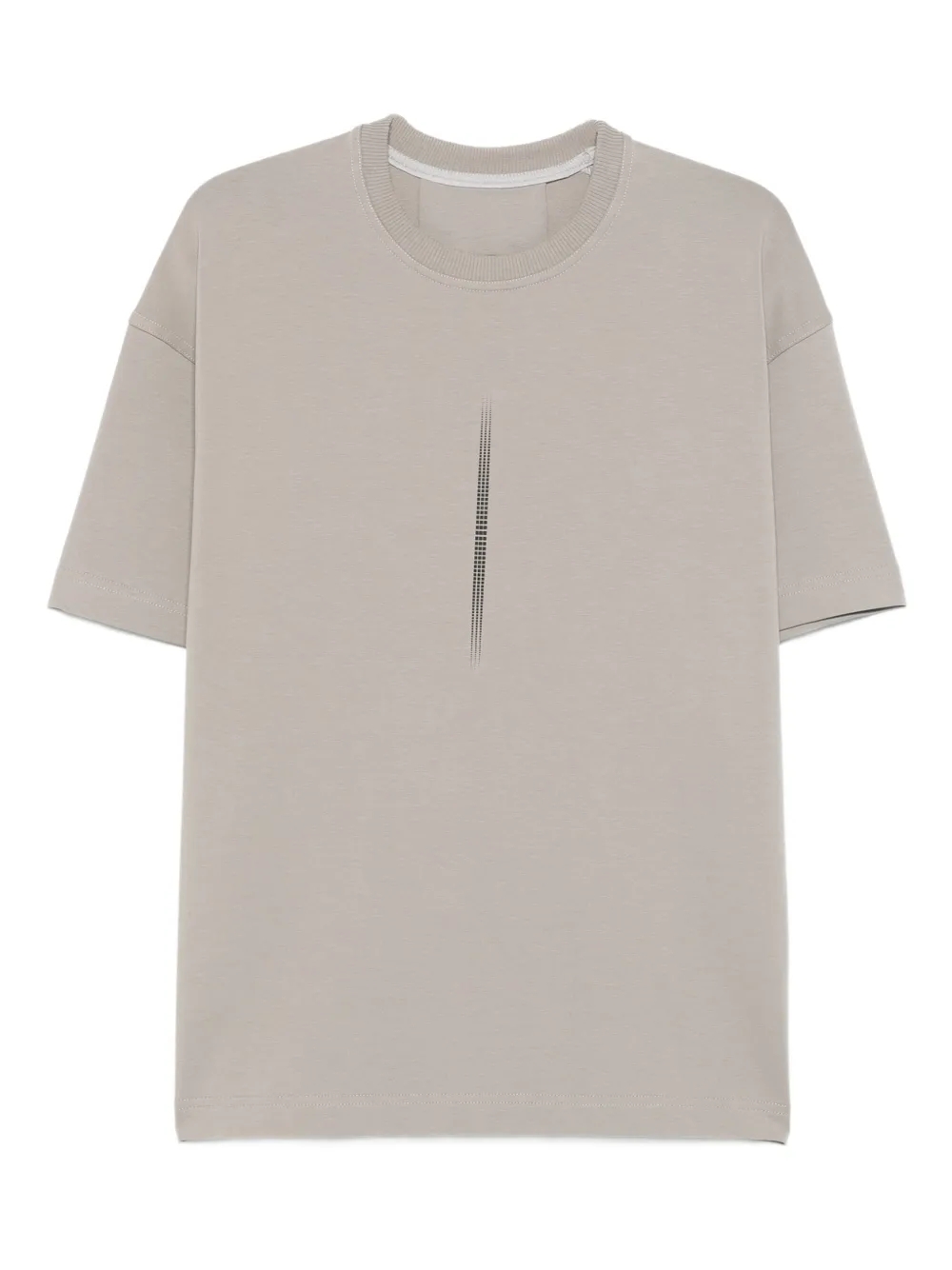 HAMZA playera con estampado lineal | gris | Image 1