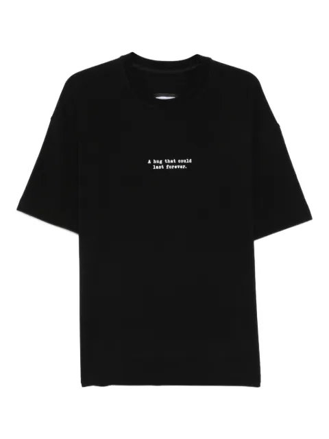 HAMZA embroidered-text T-shirt