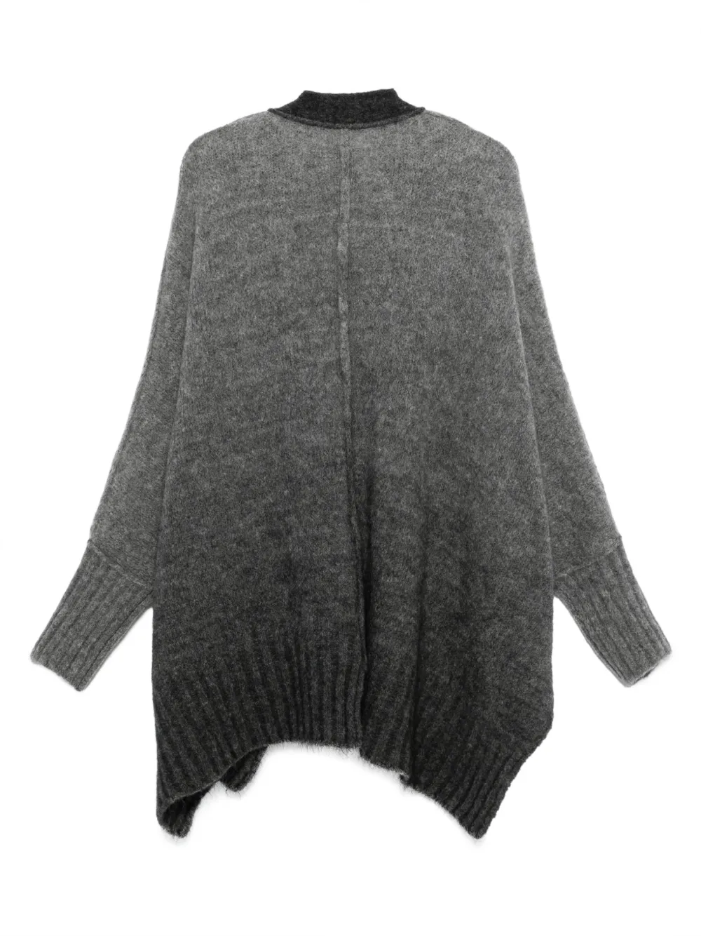 Isabel Benenato Buttoned Cardigan In Gray