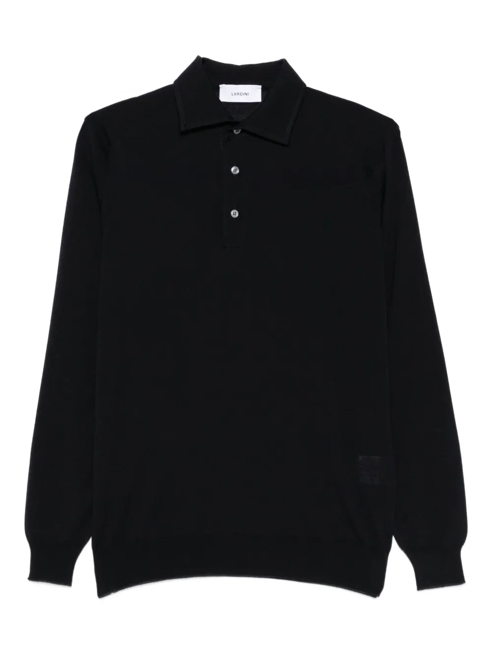 Lardini Wollen poloshirt Blauw
