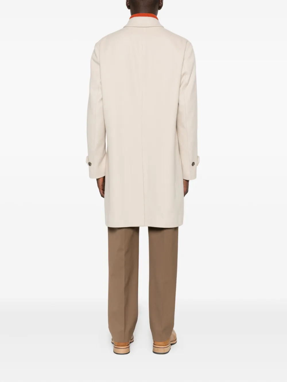 Lardini Jas met klepzak en knopen Beige