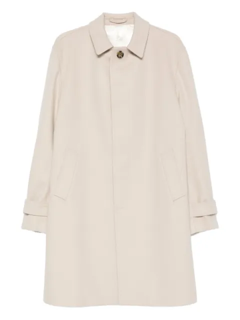 Lardini buttoned flap-pocket coat