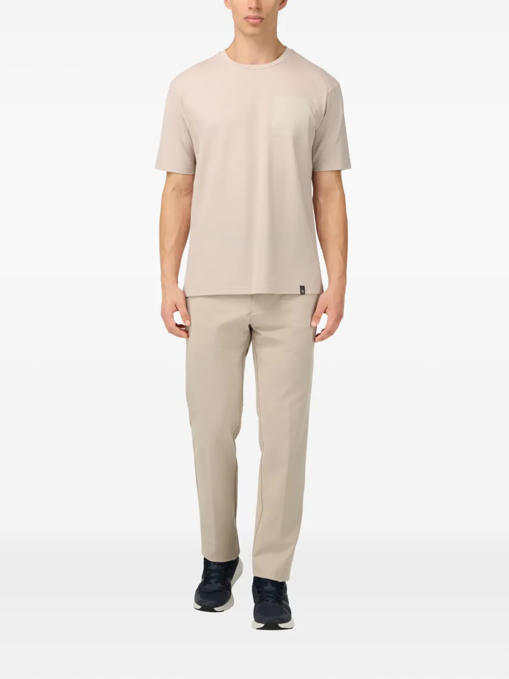 Boggi Milano B-Tech broek met steekzak - Beige