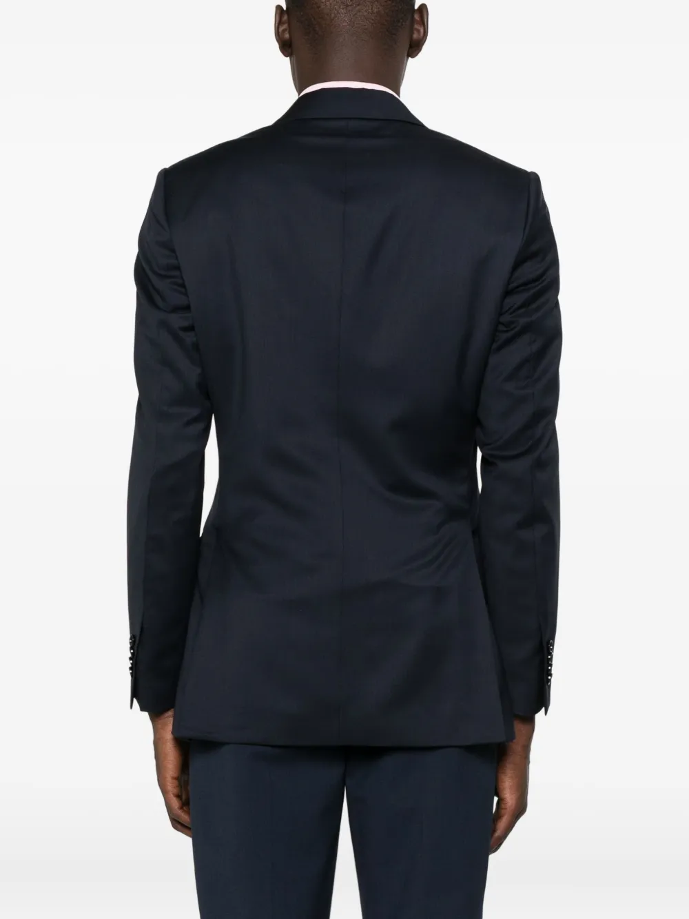 Lardini Jack met enkele knoop en revers Blauw