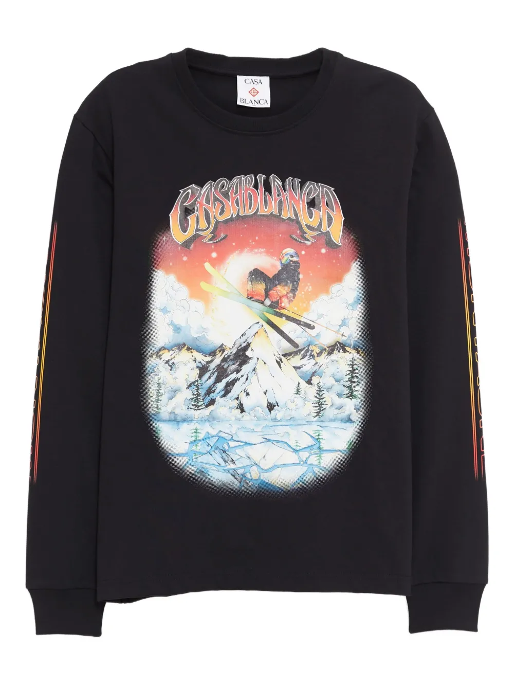Casablanca logo-print sweatshirt | Black | Image 1