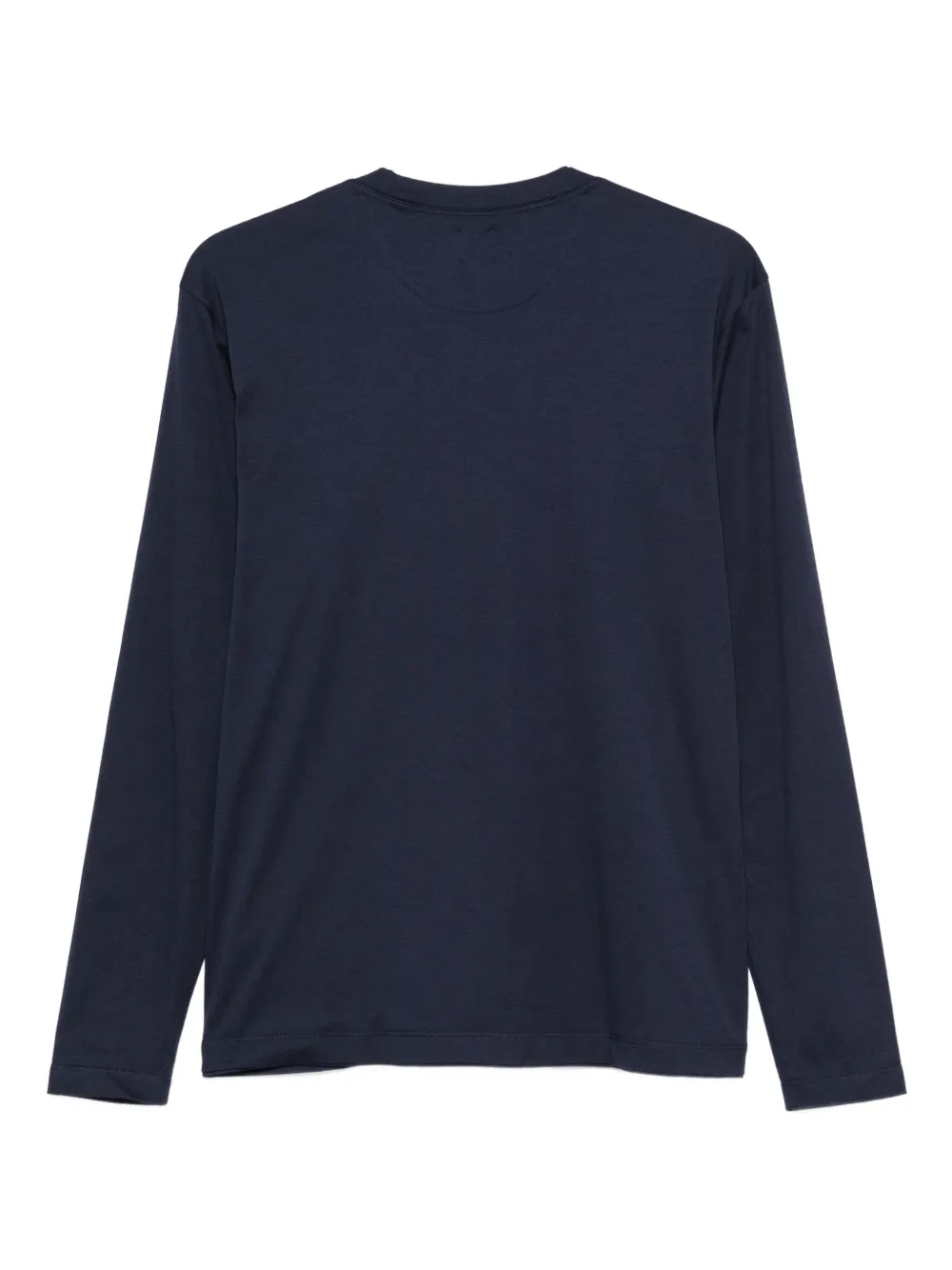 Eleventy long-sleeved crew-neck T-shirt - Blauw