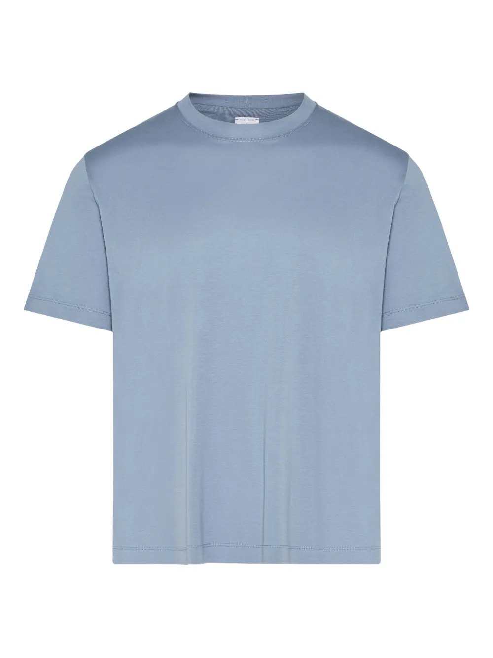 Eleventy Crew Neck T-shirt In Blue