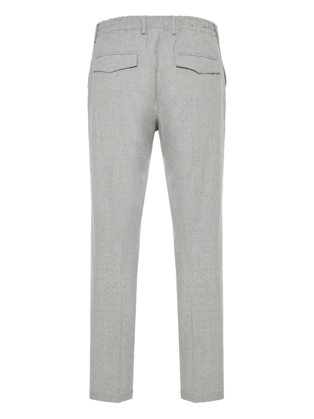 Eleventy drawstring pleated trousers - Grijs