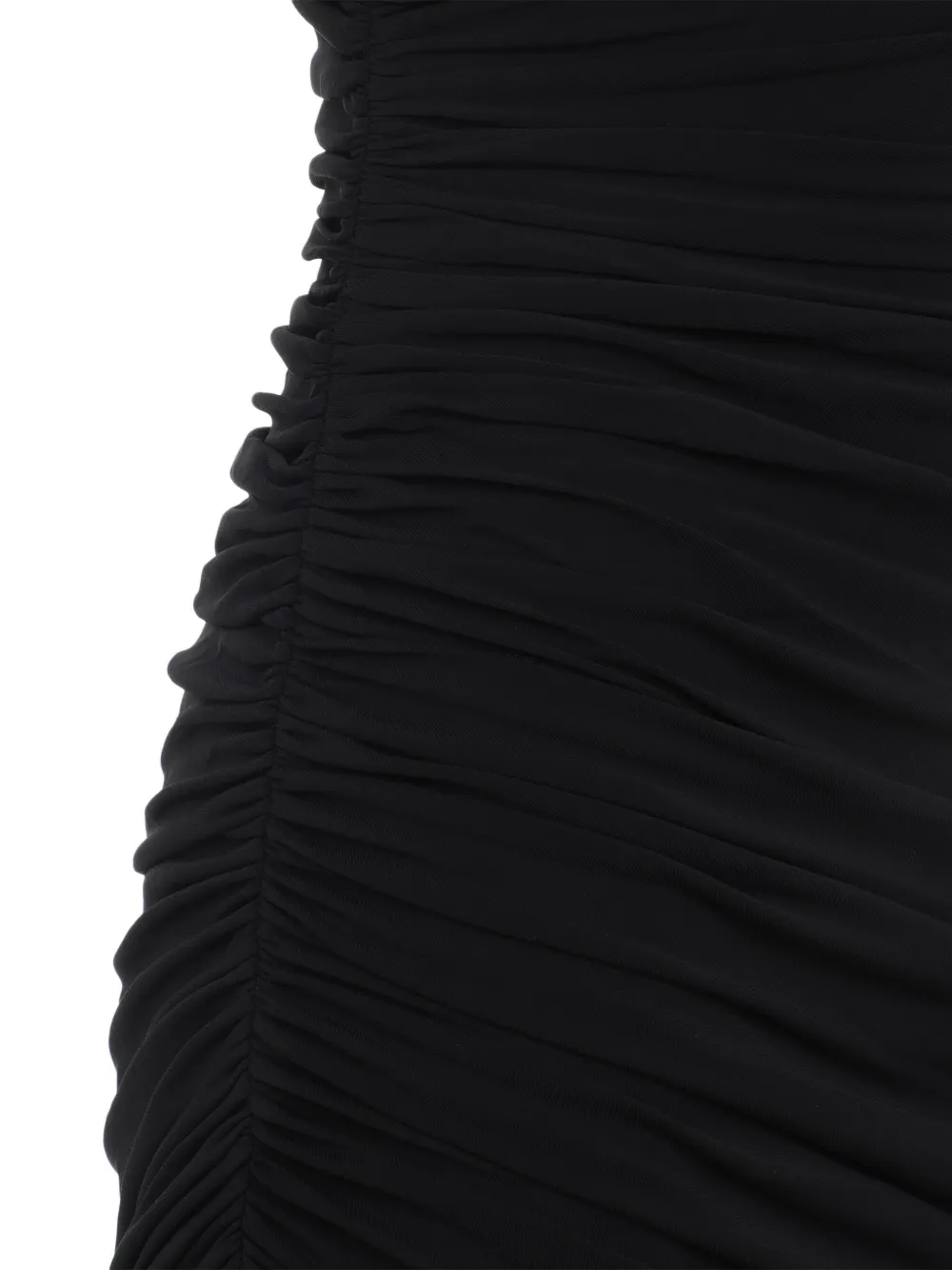 Jacquemus The Piazza asymmetric dress Zwart