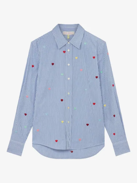 Mira Mikati chemise rayée