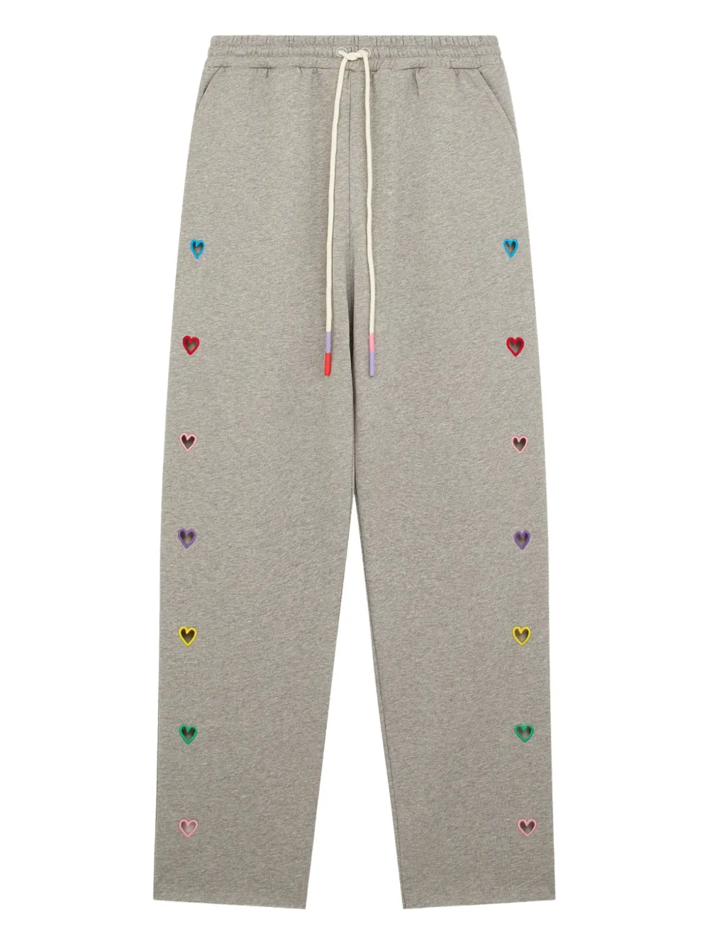 Mira Mikati Heart-detail Track Pants In Gray