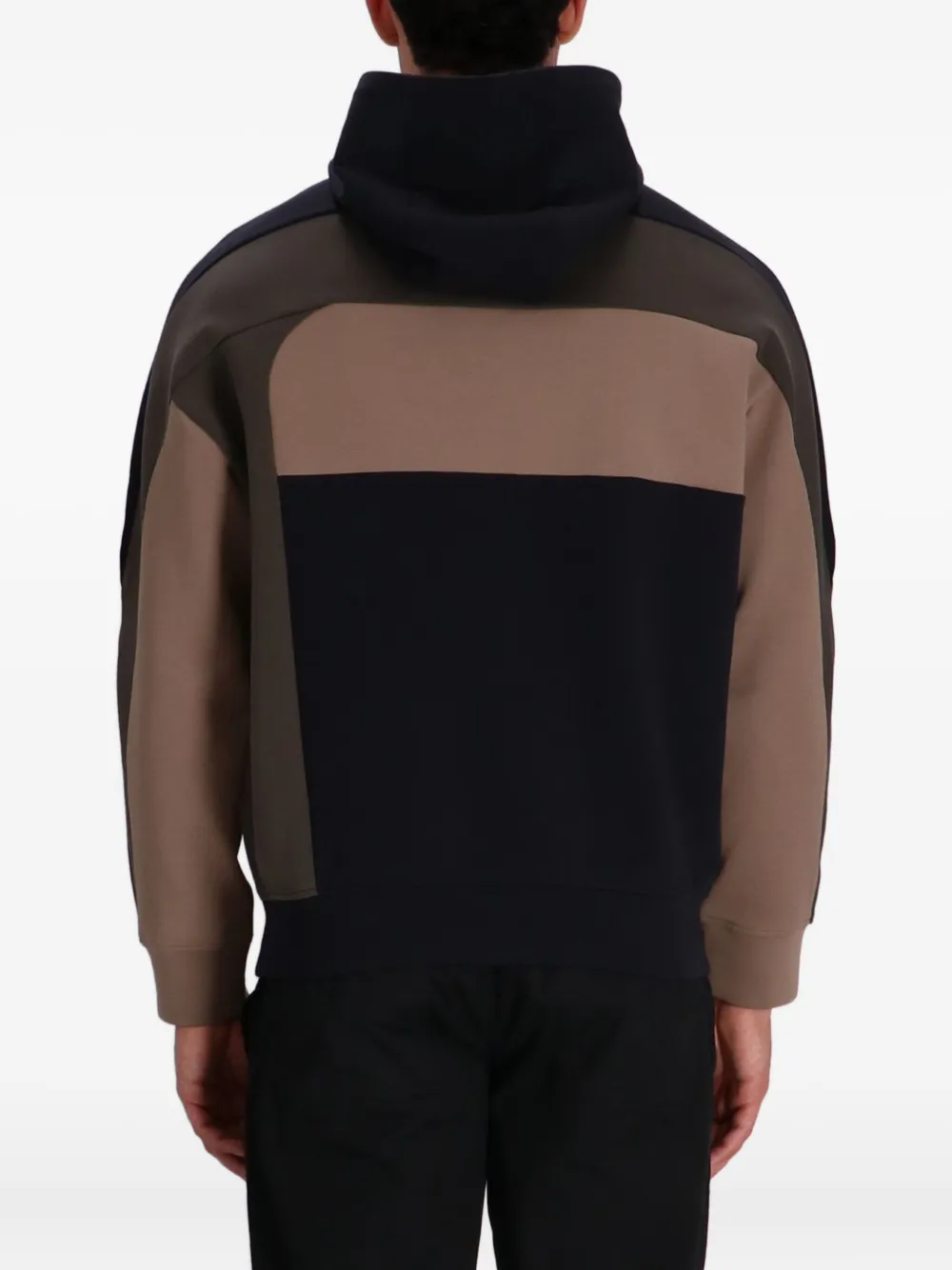 Emporio Armani Hoodie met logo Zwart