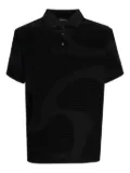 Emporio Armani buttoned polo shirt - Black