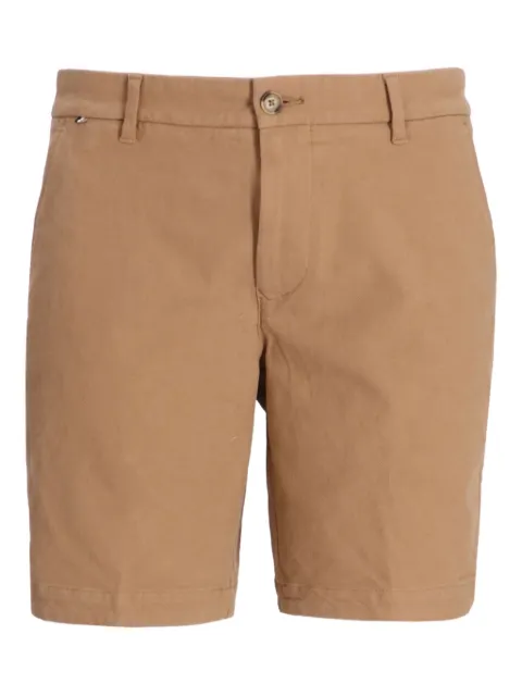 BOSS cotton flat-front shorts