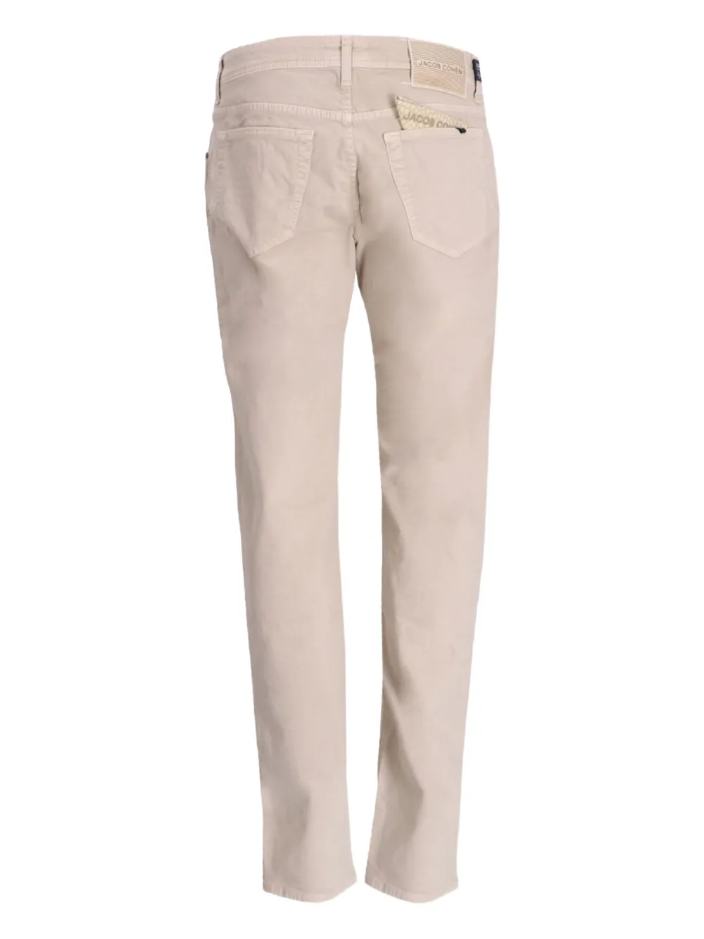 Jacob Cohen Cotton Trousers In Neutral