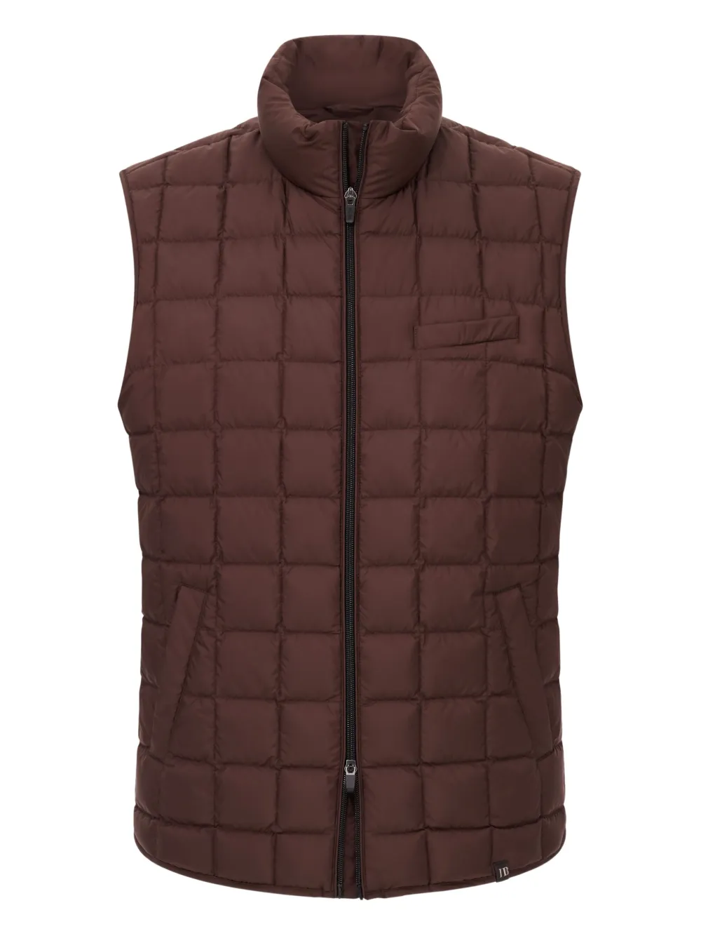Boggi Milano quilted goose-down vest | Brown | Image 1