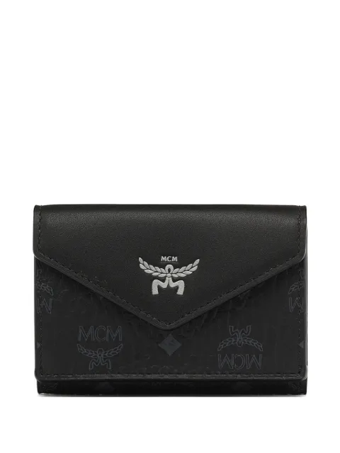 MCM Portafoglio tri-fold Aren Visetos