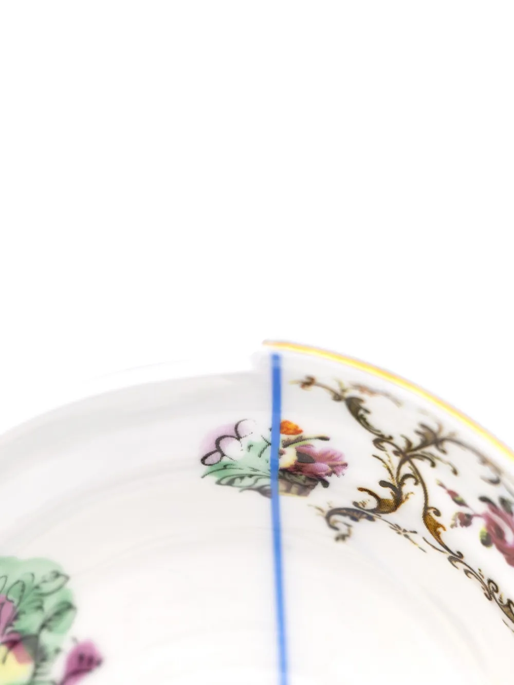 Seletti Hybrid Irene Floral-patterned Bowl (set Of Two) In Multi