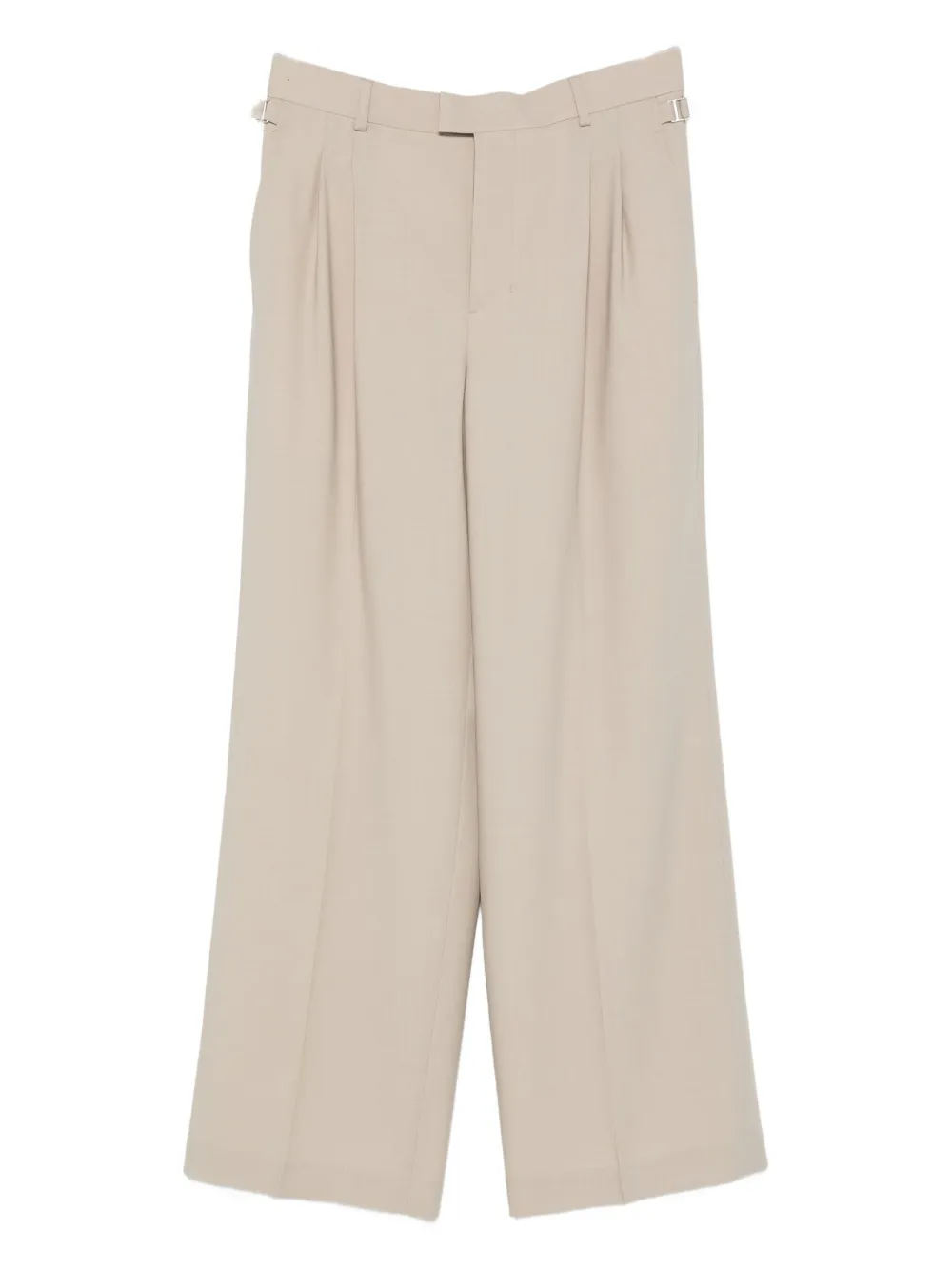 AMI Paris pleated wide-leg trousers - ニュートラル AMI Paris pleated wide-leg trousers - ニュートラル