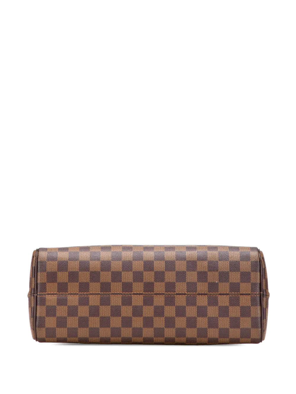 Pre-owned Louis Vuitton 2002 Damier Ebene Nolita 24 Heures Handbag In Brown