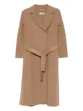 'S Max Mara Esturia belted wool coat - Brown