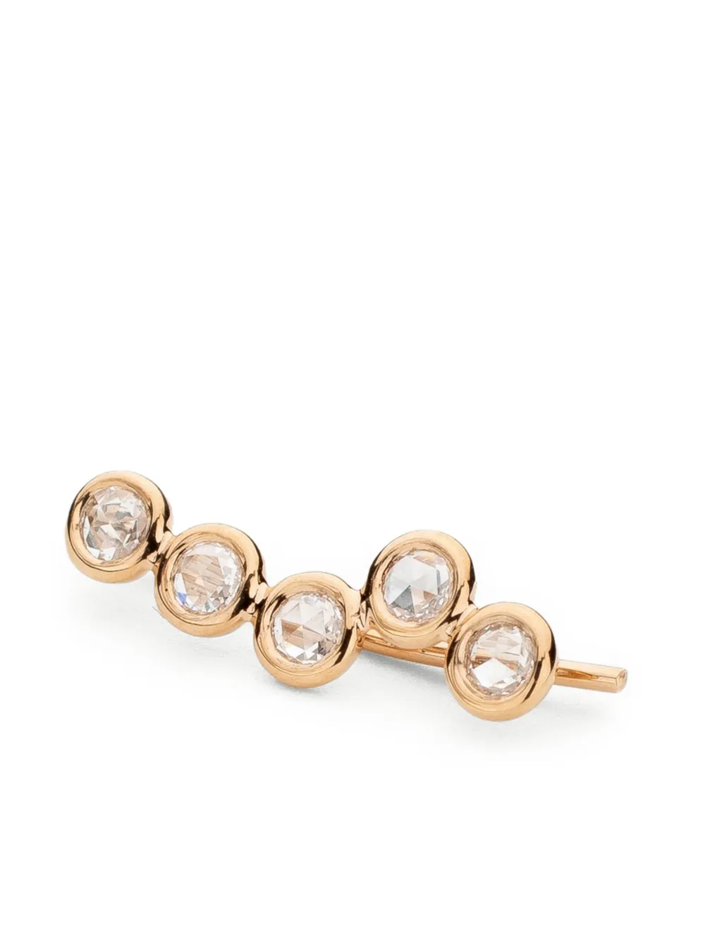 Lito 18k Rose Gold Cardio Diamond Earring