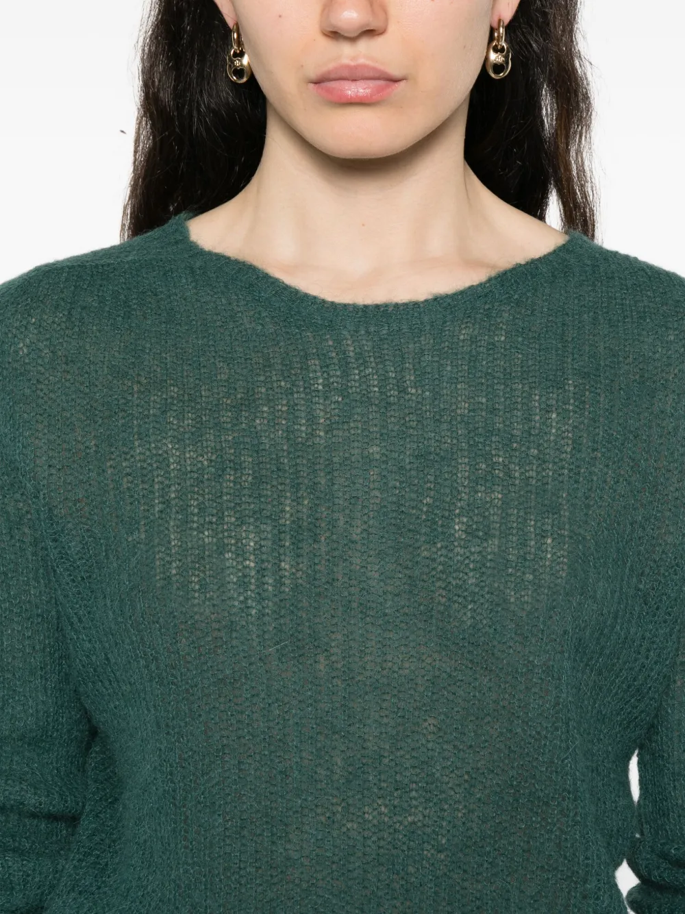 Emporio Armani Trui met ronde hals Groen