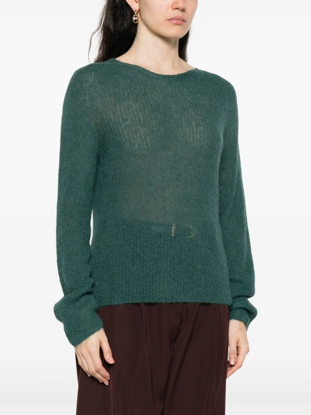 Emporio Armani Trui met ronde hals Groen