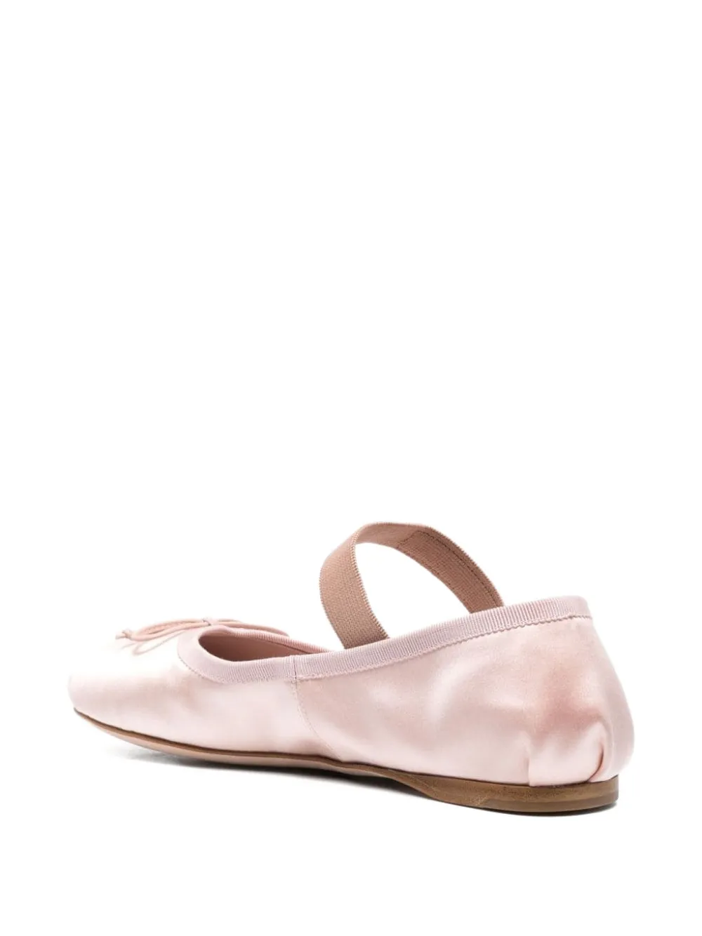 Miu Ballerina's met elastische strik Roze
