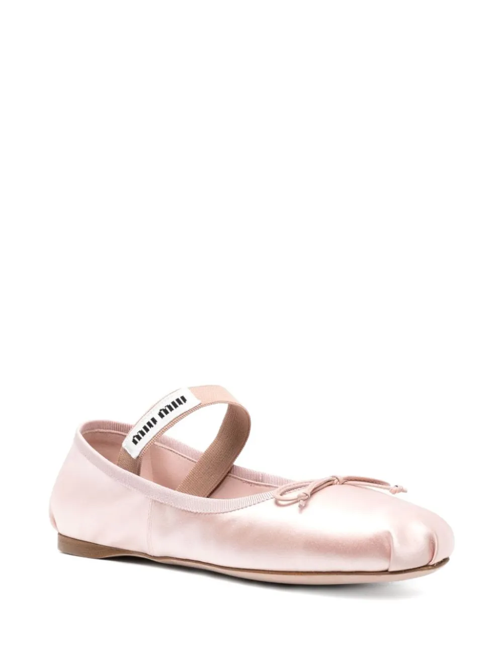 Miu Miu bailarinas elásticas con detalle de lazo | Image 2