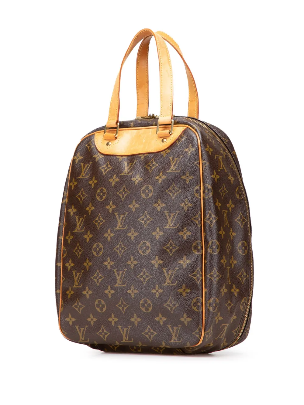Pre-owned Louis Vuitton 1996 Monogram Excursion Handbag In Brown