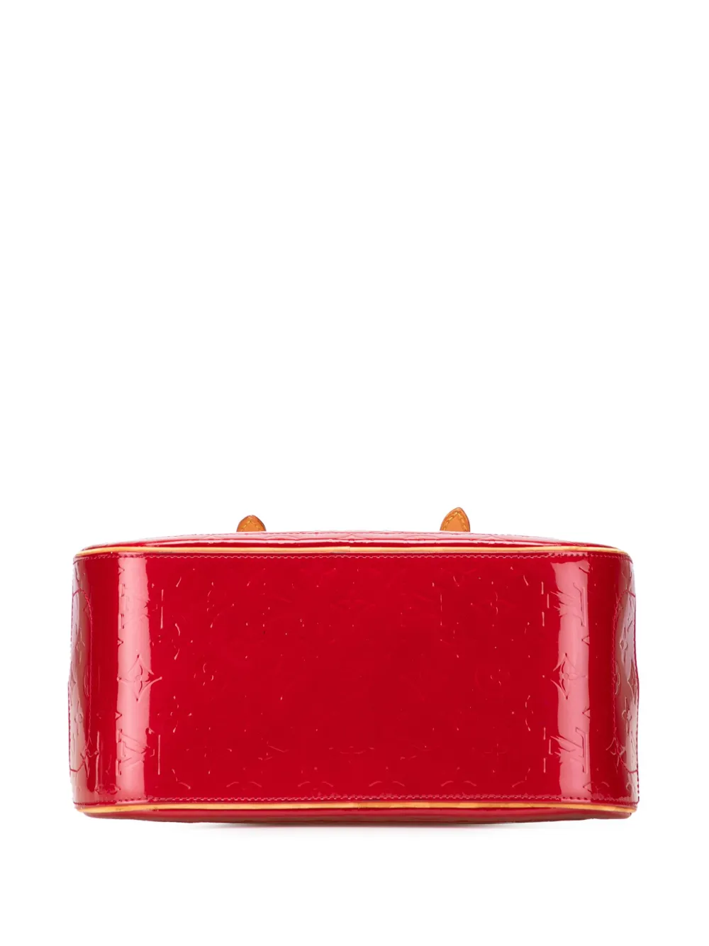 Pre-owned Louis Vuitton 2007 Monogram Vernis Summit Drive Handbag In Red