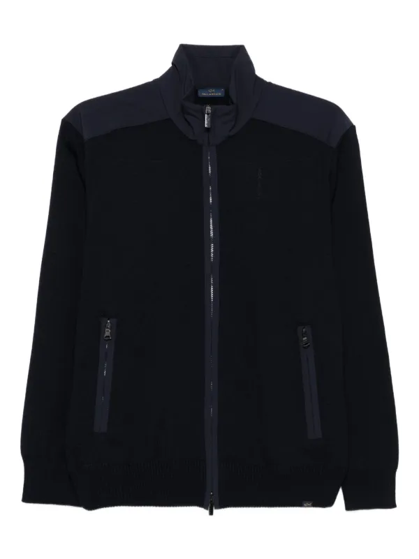Paul & Shark ジップアップ カーディガン | ブラック | FARFETCH JP