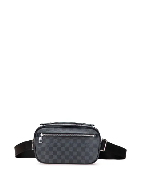 Louis Vuitton Pre-Owned Marsupio Ambler in tela Damier Graphite 2016