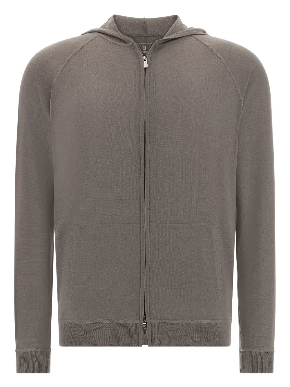 Boggi Milano zip-up hoodie | Grey | Image 1