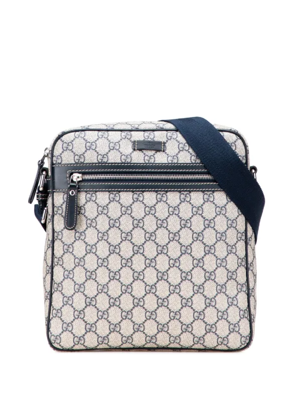 GUCCI グレー メッセンジャーバッグ