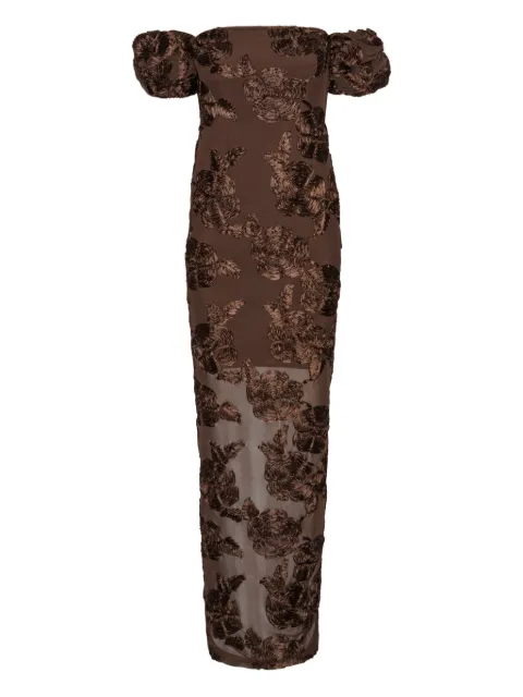 ROTATE BIRGER CHRISTENSEN flower maxi dress