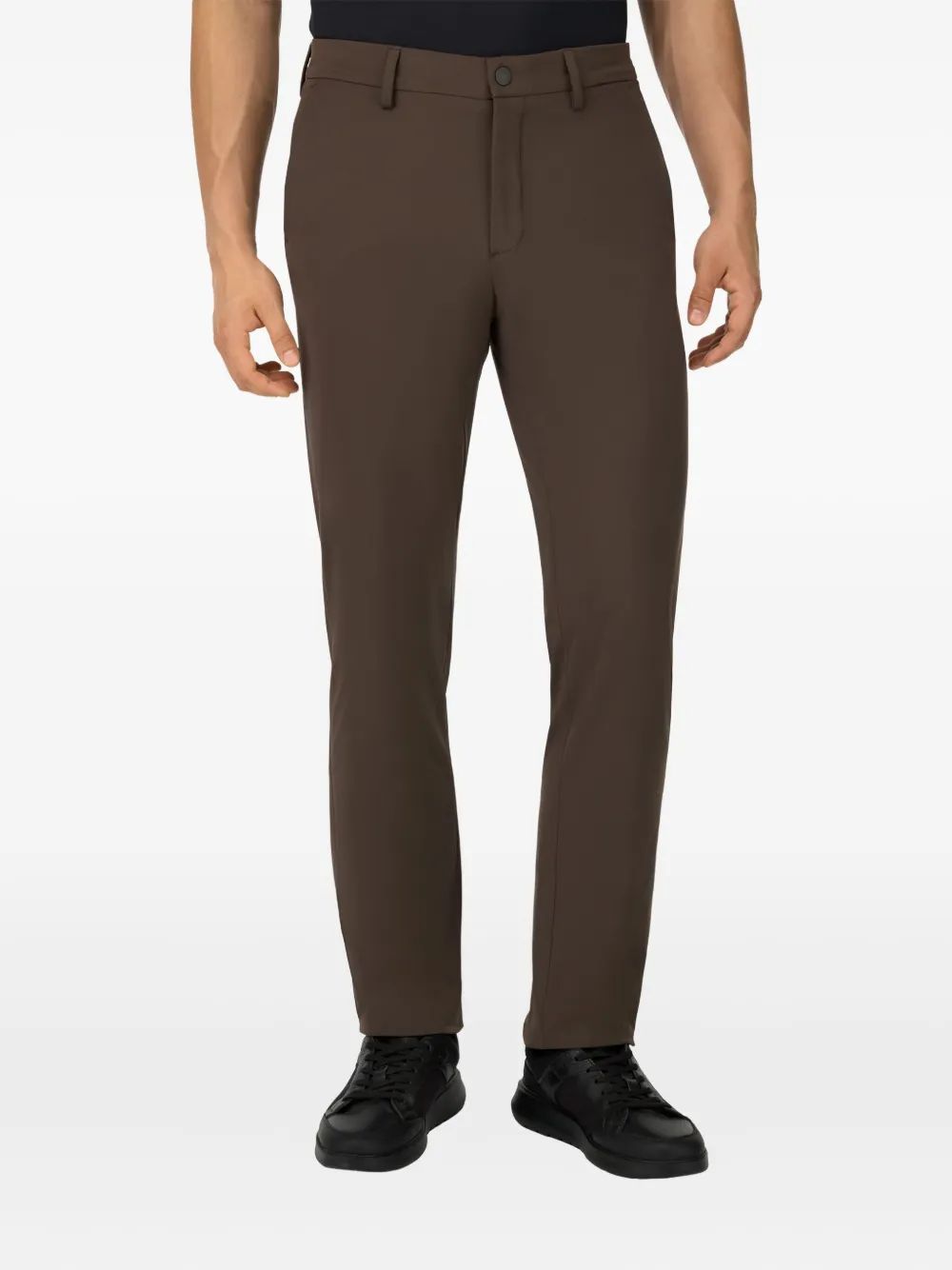 Boggi Milano Straight broek Bruin