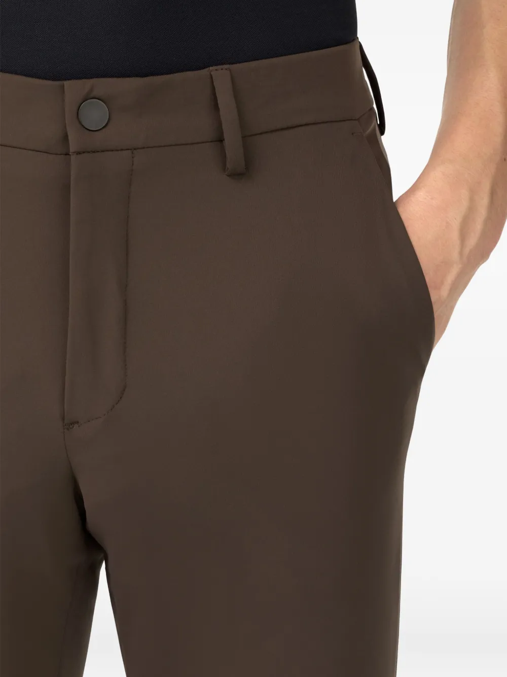 Boggi Milano Straight broek Bruin