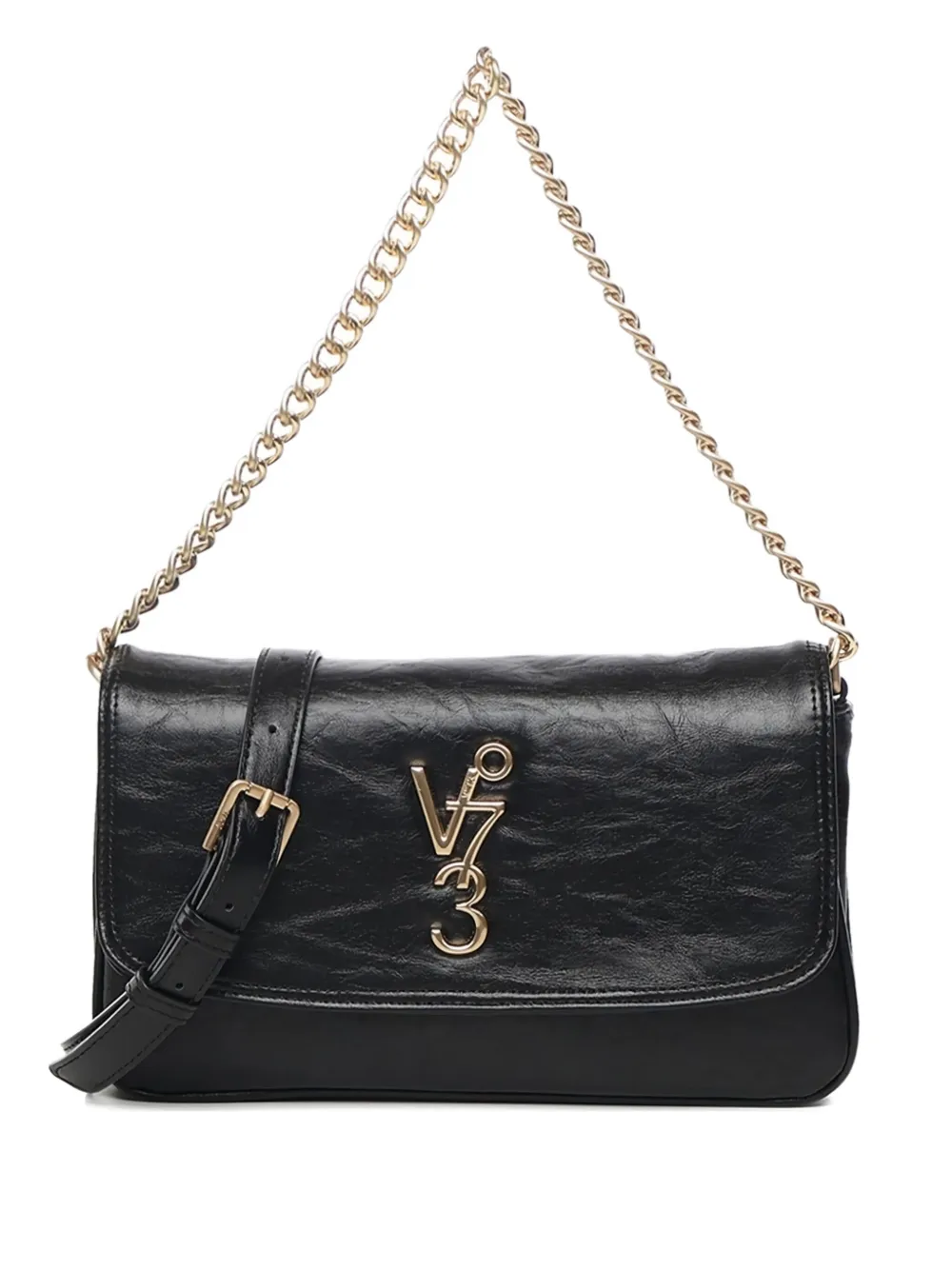 V°73 Louise logo-plaque shoulder bag | Black | Image 1