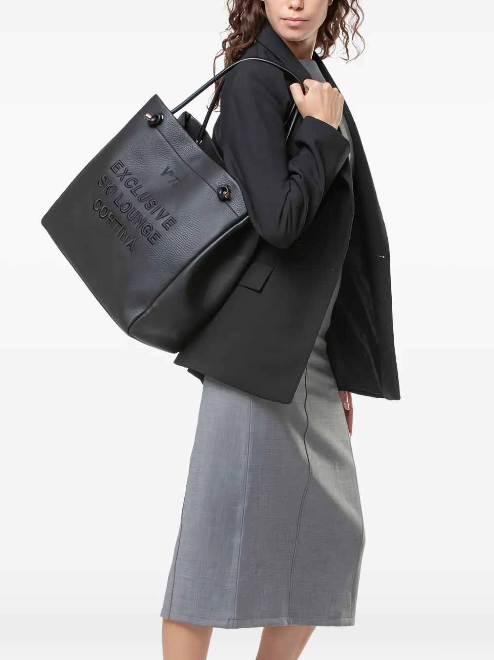 V°73 Cortina logo-embossed tote bag | Image 2