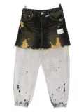 Maison MIHARA YASUHIRO layered trousers - Blue